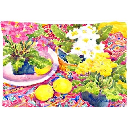 Carolines Treasures Carolines Treasures 6062PILLOWCASE 20.5 x 30 in. Flower - Primroses Moisture Wicking Fabric Standard Pillowcase 6062PILLOWCASE